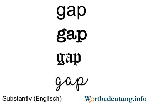 gap übersetzung|gap englisch.